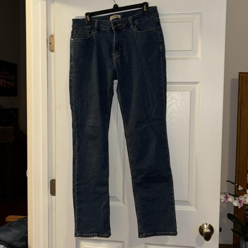 Blue mountain darker wash blue jeans size 10